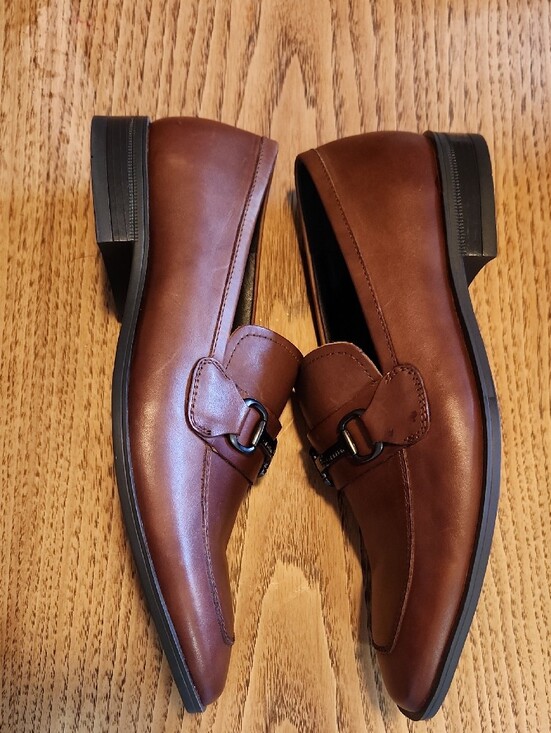 Calvin Klein Men’s Bronw Leather Bit Slip-On Loafers main image 10